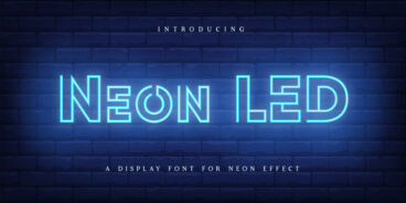 Neon LED V2 Font Family