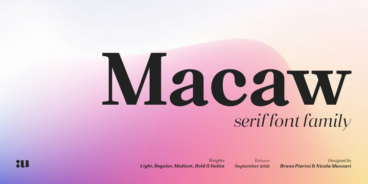 Macaw Font Family (Updated + Variable)