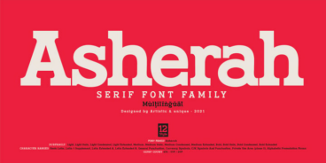 Asherah Font Family