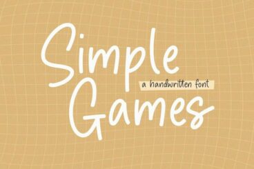 Simple Games Font