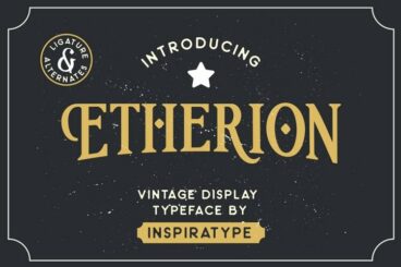 Etherion - Vintage Display Typeface