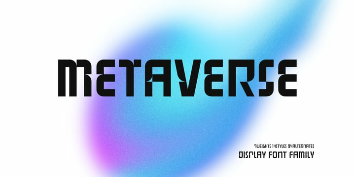 Metaverse Display Font Family - Free Font