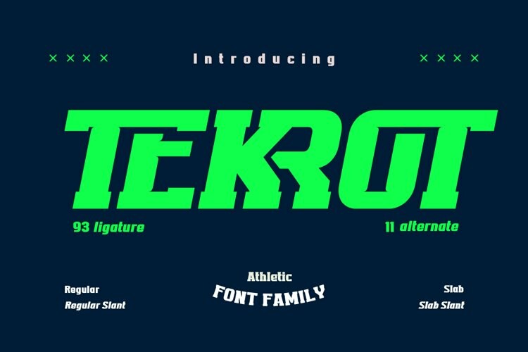 tekrot-font-free-font