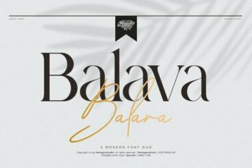 Balava - Modern Font Dou