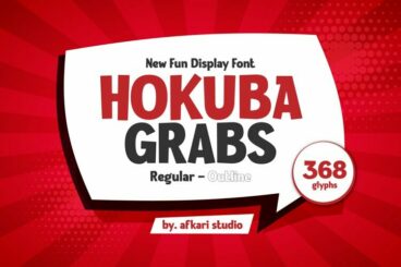 Hokuba Grabs Font