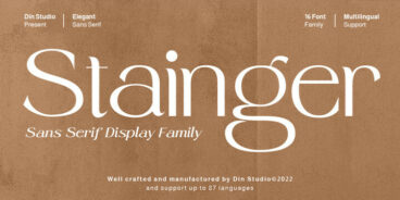 Stainger Font Family