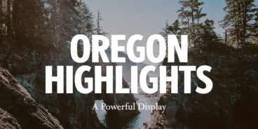 Oregon Highlights Font