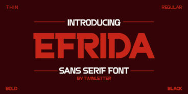 Efrida - Sans Serif Font Family