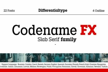 Codename Fx - Slab Serif Family