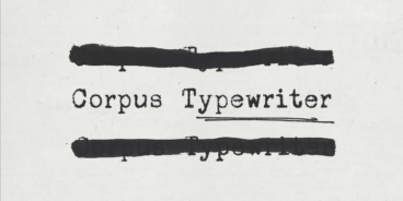 Corpus Typewriter Font