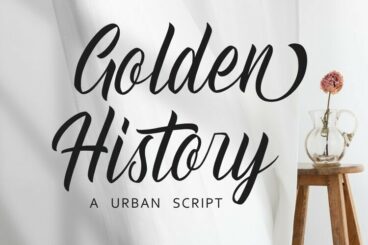 Golden History - Urban Script Font