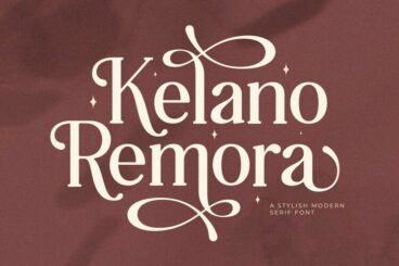 Kelano Remora Font