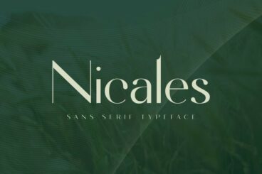Nicales Typeface Font