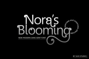 Nora's Blooming Font