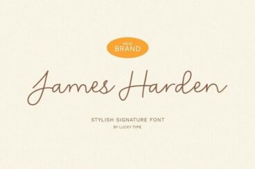 James Harden Font