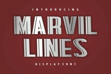 Marvil Lines Font