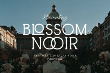 Blossom Noir Font
