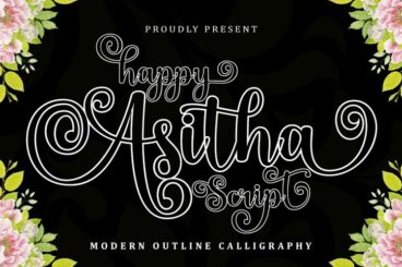 Happy Asitha Script Font