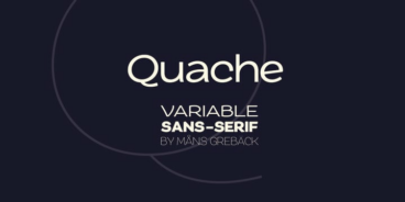 Quache Variable Font
