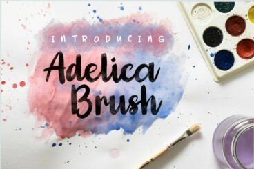 Adelica Brush Font