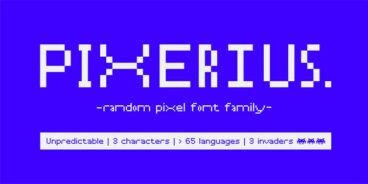 Pixerius Random Font Family
