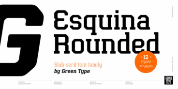 Esquina Rounded Font Family