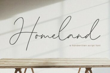 Homeland - Handwritten Script Font