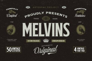 Melvins - Font Set