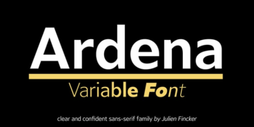 Ardena Variable Font