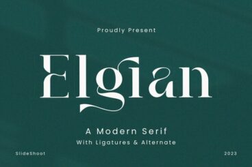 Elgian A Modern Serif Font