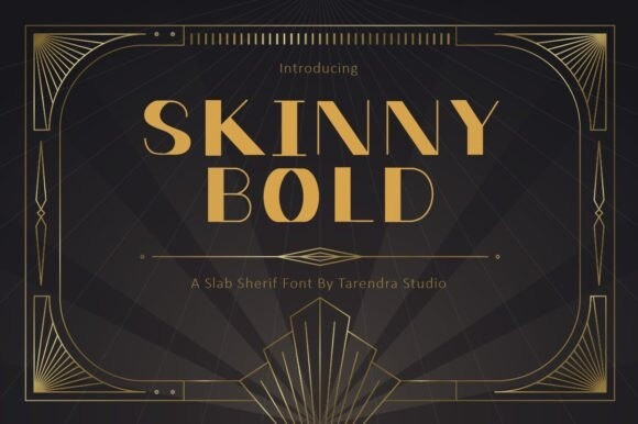 skinnybold-font-free-font