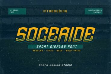Soceride - Sport Font