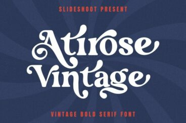 Atirose Vintage Retro serif