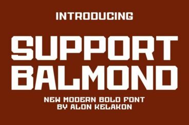 Support Balmond Font