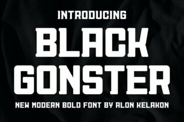 Black Gonster Font