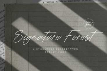 Signature Forest Script Font