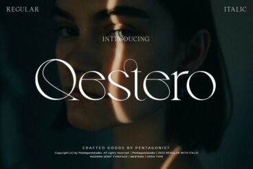 Qestero | Exotic Display Font