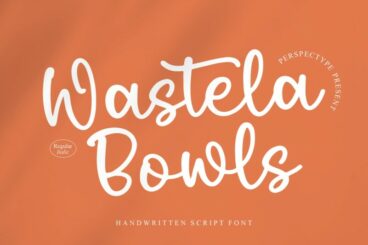 Wastela Bowls – Handwritten Script Font
