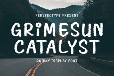 Grimesun Catalyst – Quirky Display Font