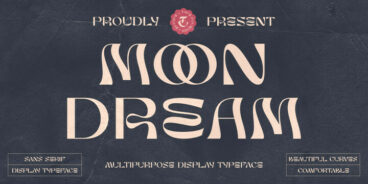 Moon Dream Display Typeface