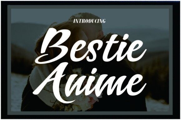Bestie Anime Font Free Font Bestie Anime Font Free Font
