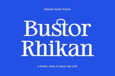 Bustor Rhikan - Slab Serif Font