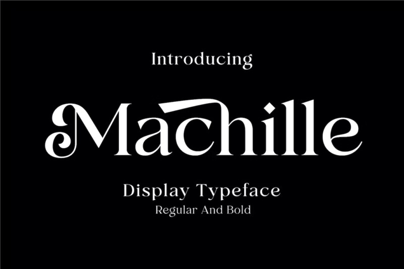 Machille – Display Typeface - Free Font