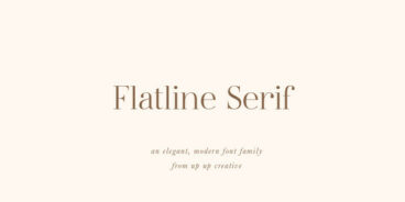 Flatline Serif Font Family