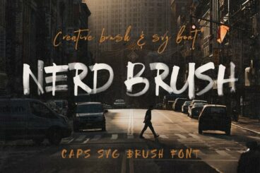 Nerdbrush Font