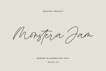Monstera Jam - Modern Script Font