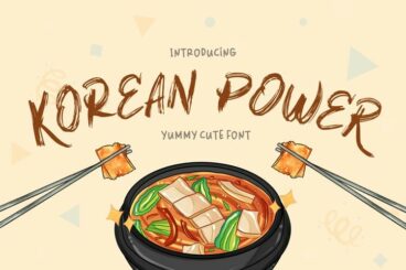 Korean Power Font