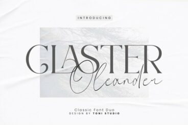 Claster Oleander Ligature Serif - Font Duo