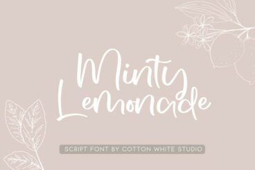 Minty Lemonade Font