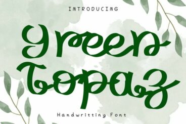 Green Topaz Font